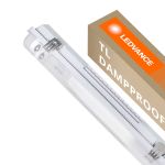 Ledvance LED Feuchtraumleuchte Feuchtigkeitsdicht Gehäuse Performance | Geeignet Für  2x150cm LED Röhre