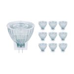 Mehrfachpackung 10x Osram Parathom LED-Spot GU4 MR11 4.5W 345lm 36D - 927  | Höchste Farbwiedergabe - Dimmbar - Ersatz für 35W