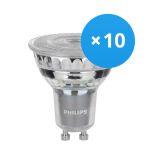 Lot 10x Philips MASTER Value LED Spot GU10 PAR16 6.2W 575lm 36D - 940 Blanc Froid | Meilleur rendu des couleurs - Dimmable - Équivalent 80W