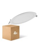 Lot 4x Ledvance Spot Encastrable LED Ronde DN210 18W 1530lm 120D - 840  | 225mm