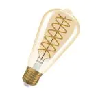 Osram Vintage 1906 LED E27 Edison Filament Dorée 8.8W 806lm - 824  | Dimmable - Remplacement 60W