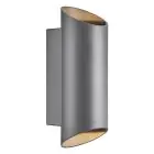 Nordlux Nico Applique Murale Aluminium Anthracite Up & Down | IP54 - Convient pour 2x GU10