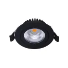 LED inclinable Spot Noir Ronde 5W 550lm 60D - 940 | 85mm - IP54 - Dimmable - Meilleur rendu de couleur
