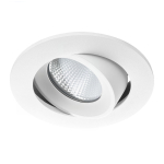 Spot LED Hydro inclinable ignifugé Blanc 6W 400lm 36D - 927 Blanc Très Chaud | Diamètre 83mm - IP65 - Meilleur rendu des couleurs - Dimmable